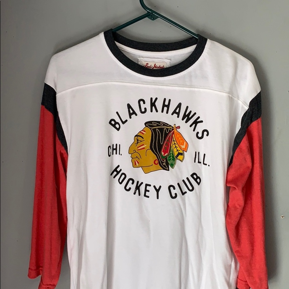 Red Jacket Blackhawks 1960 logo